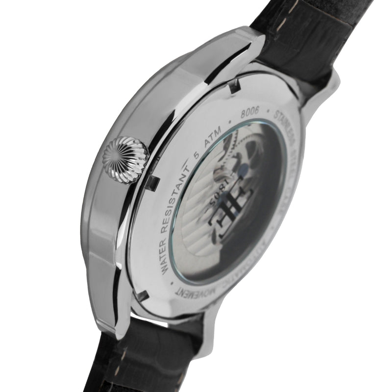 Automatic Watch - Thomas Earnshaw Black Longitude Automatic Watch ES-8006-01
