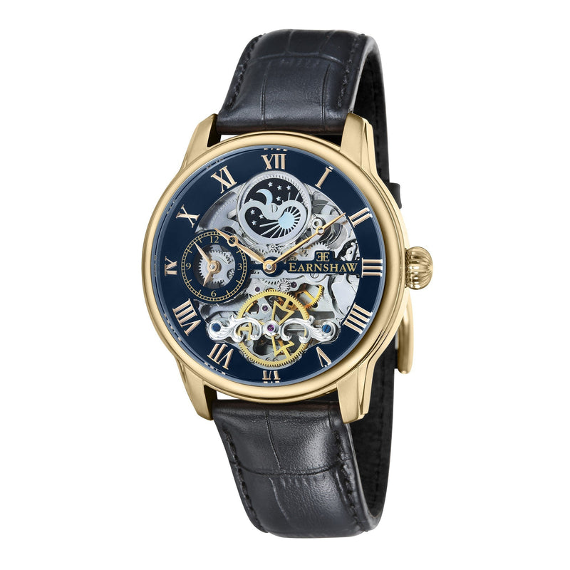 Automatic Watch - Thomas Earnshaw Black Longitude Automatic Watch ES-8006-05