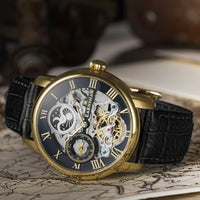 Automatic Watch - Thomas Earnshaw Black Longitude Automatic Watch ES-8006-05