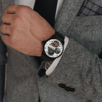 Automatic Watch - Thomas Earnshaw Black Longitude Hemisphere Automatic Watch ES-8087-05