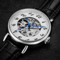 Automatic Watch - Thomas Earnshaw Black Precisto Grand Legacy Skeleton Automatic Watch ES-8810-02