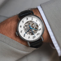 Automatic Watch - Thomas Earnshaw Black Precisto Grand Legacy Skeleton Automatic Watch ES-8810-02
