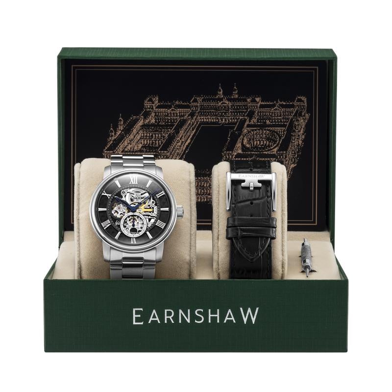 Automatic Watch - Thomas Earnshaw Men's Classic Black Whitehall Watch ES-8120-22