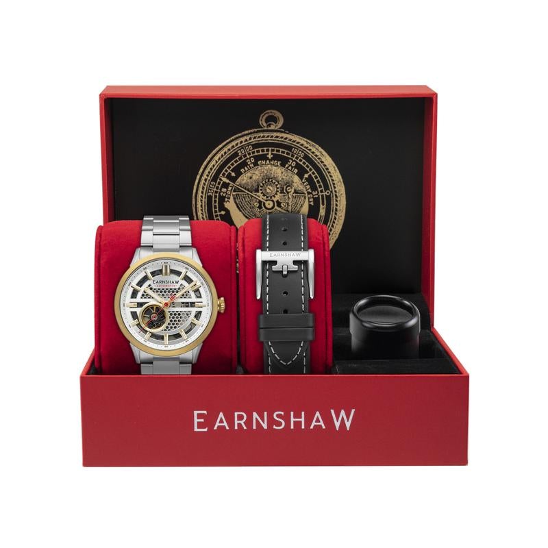 Automatic Watch - Thomas Earnshaw Men's Gold Ring Ventus Watch ES-8127-44