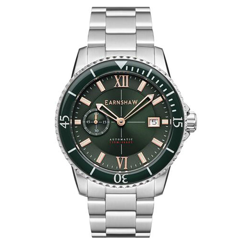 Automatic Watch - Thomas Earnshaw Men's Green Hawke Watch ES-8133-44