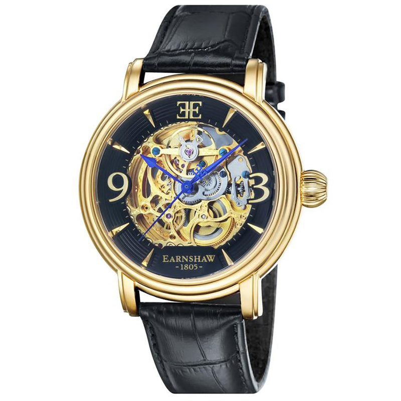 Automatic Watch - Thomas Earnshaw Men's Laurel Gold Longcase Watch ES-8011-03