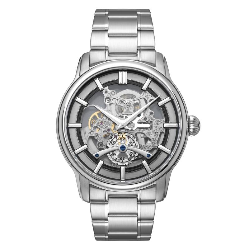 Automatic Watch - Thomas Earnshaw Men's Luminous Black White Longtitude Watch ES-8126-22