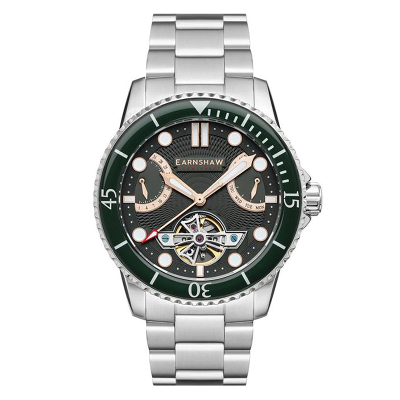 Automatic Watch - Thomas Earnshaw Men's Sage Green Jervis Watch ES-8134-33