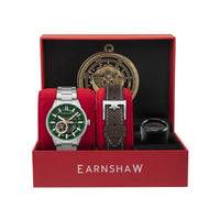 Automatic Watch - Thomas Earnshaw Men's Silvery Moss Ventus Watch ES-8127-33