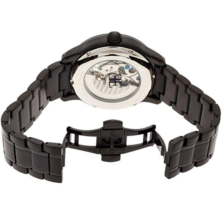 Automatic Watch - Thomas Earnshaw Men's Tuxedo Black Longtitude Watch ES-8006-55