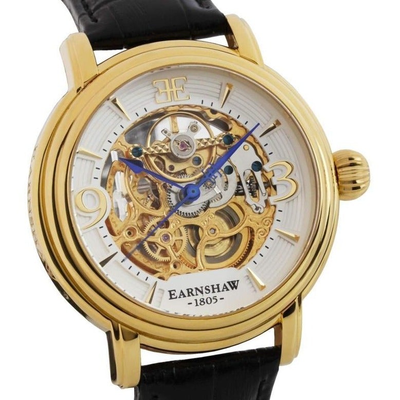 Automatic Watch - Thomas Earnshaw Men's White Longcase Watch ES-8011-04