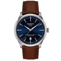 Automatic Watch - Tissot Chemin Des Tourelles Powermatic 80 39mm Men's Blue Watch T139.807.16.041.00