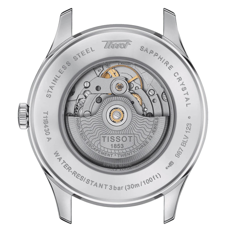 Tissot visodate automatic black best sale