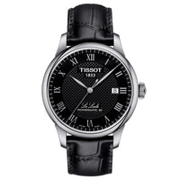 Automatic Watch - Tissot Le Locle Powermatic 80 Men's Black Watch T006.407.16.053.00