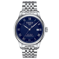 Automatic Watch - Tissot Le Locle Powermatic 80 Men's Blue Watch T006.407.11.043.00