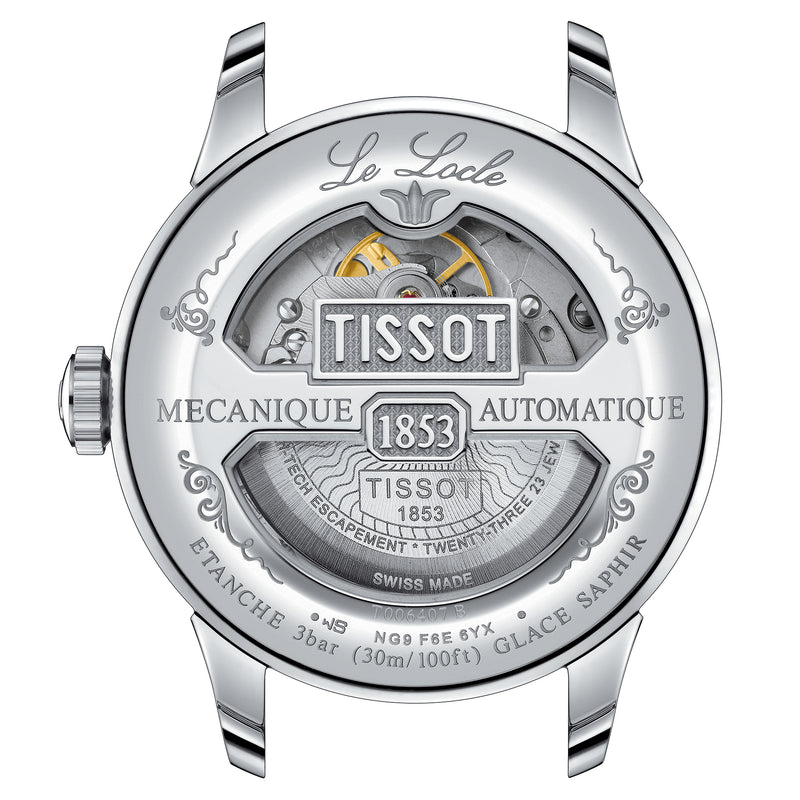 Automatic Watch - Tissot Le Locle Powermatic 80 Men's Blue Watch T006.407.11.043.00