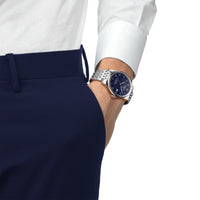 Automatic Watch - Tissot Le Locle Powermatic 80 Men's Blue Watch T006.407.11.043.00