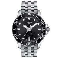 Automatic Watch - Tissot Seastar 1000 Powermatic 80 Men's Black Watch T120.407.11.051.00