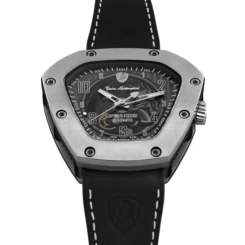 Automatic Watch - Tonino Lamborghini TLF-T06-1 Men's Black Spyderleggro Automatic Watch