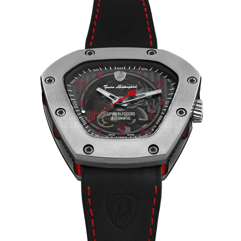 Automatic Watch - Tonino Lamborghini TLF-T06-2 Men's Black Spyderleggro Automatic Watch