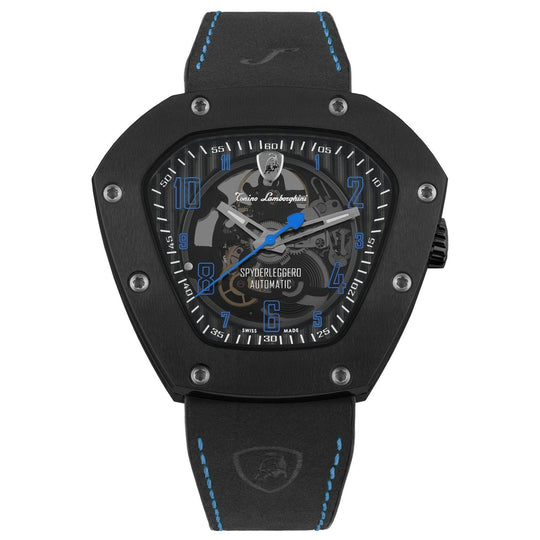 Tonino Lamborghini TLF-T06-4 Men's Black Spyderleggro Automatic Watch