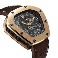 Automatic Watch - Tonino Lamborghini TLF-T06-5 Men's Brown Spyderleggro Watch