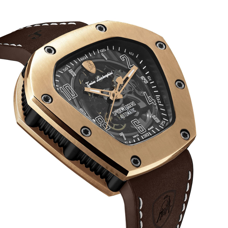 Automatic Watch - Tonino Lamborghini TLF-T06-5 Men's Brown Spyderleggro Watch