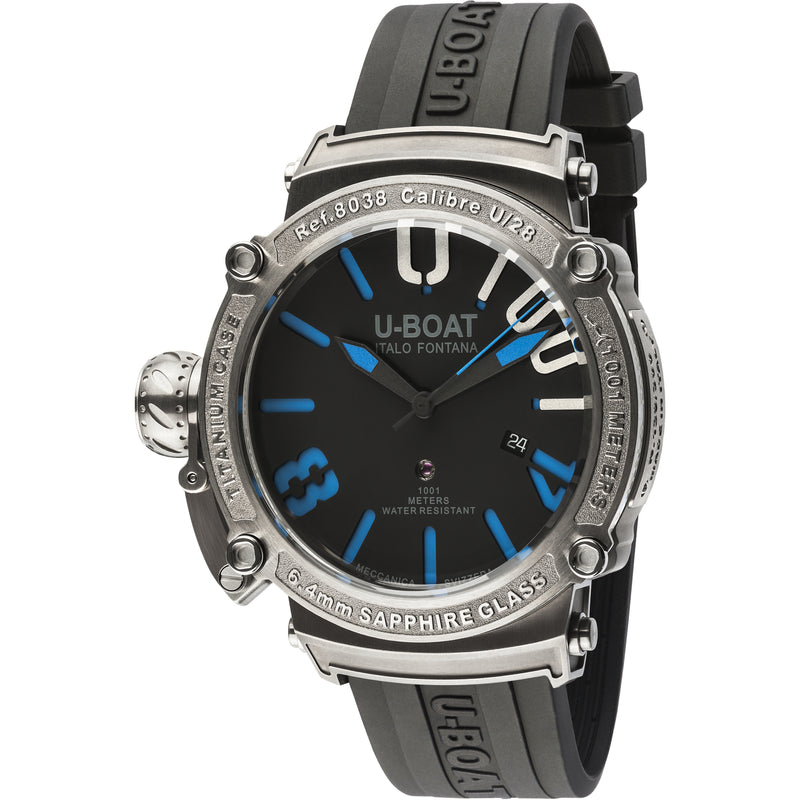 Automatic Watch - U-Boat 8038 Men's Black Classico Watch