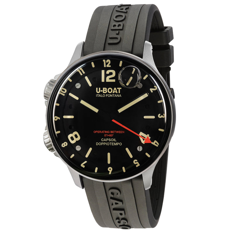 Automatic Watch - U-Boat 8769 Capsoil Doppiotempo 45 SS Men's Watch