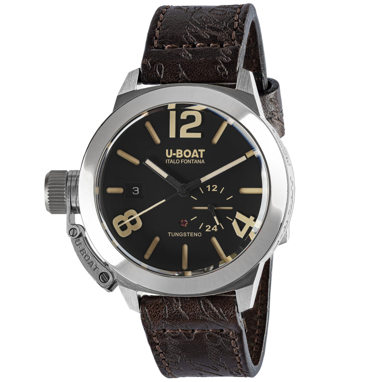 Automatic Watch - U-Boat 8893 Classico 42mm Tungsten BK Men's Watch