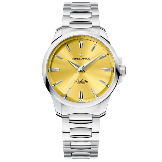 Venezianico 1121501C Redentore 36 Ladies Yellow Watch