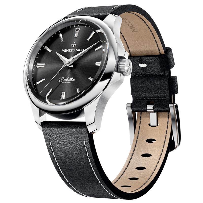 Automatic Watch - Venezianico 1121504 Redentore 36 Men's Black Watch