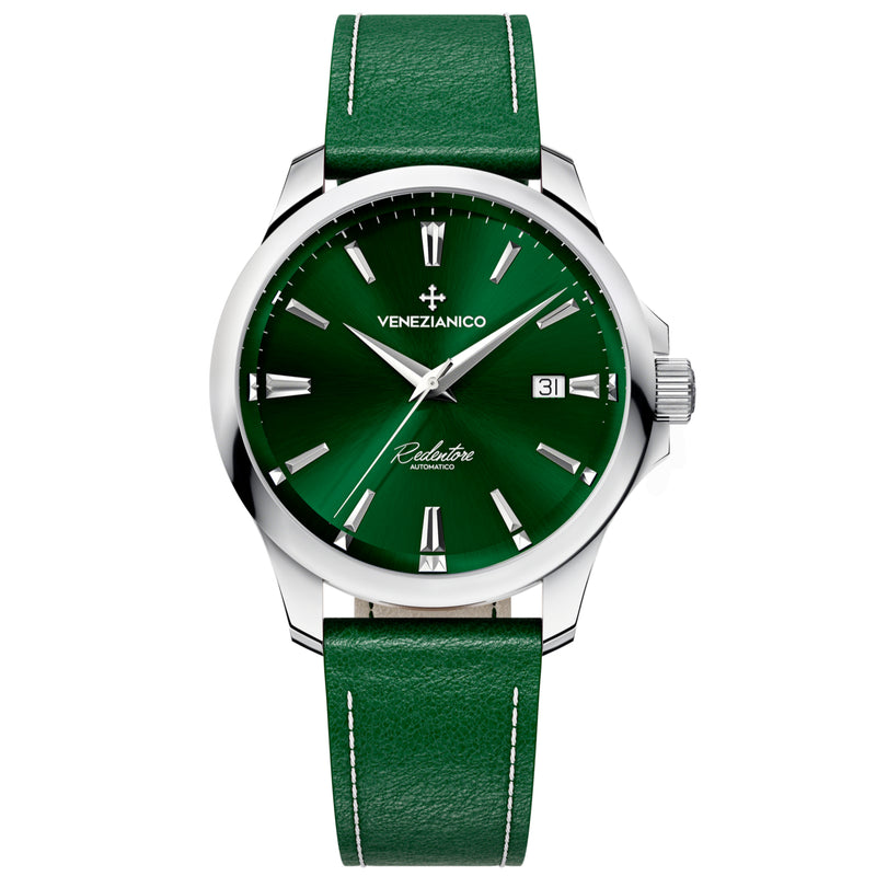 Automatic Watch - Venezianico 1221501 Redentore 40 Men's Green Watch