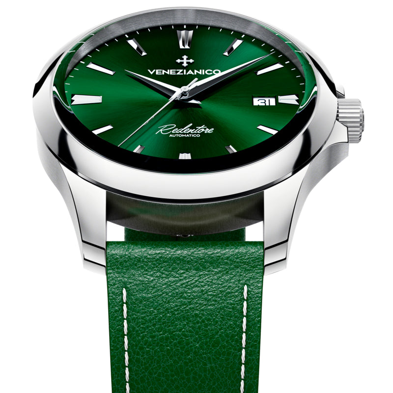 Automatic Watch - Venezianico 1221501 Redentore 40 Men's Green Watch