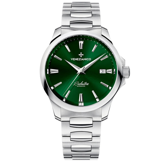 Venezianico 1221501C Redentore 40 Men's Green Watch