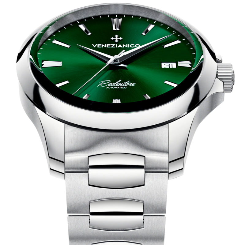 Automatic Watch - Venezianico 1221501C Redentore 40 Men's Green Watch