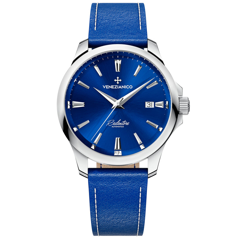 Automatic Watch - Venezianico 1221502 Redentore 40 Men's Blue Watch