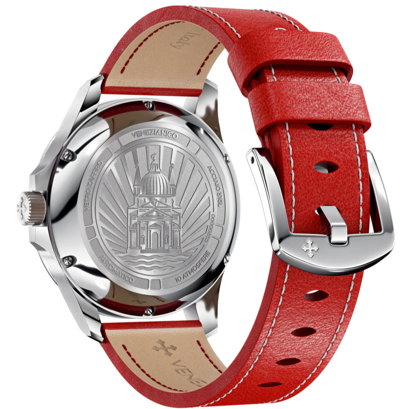 Automatic Watch - Venezianico 1221503 Redentore 40 Men's Red Watch