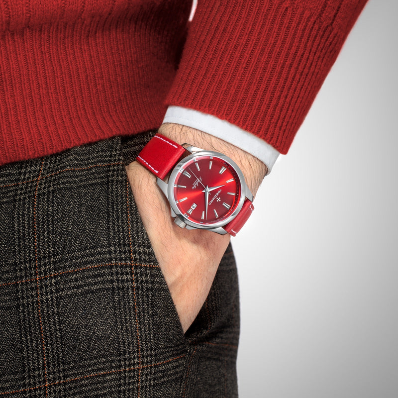 Automatic Watch - Venezianico 1221503 Redentore 40 Men's Red Watch
