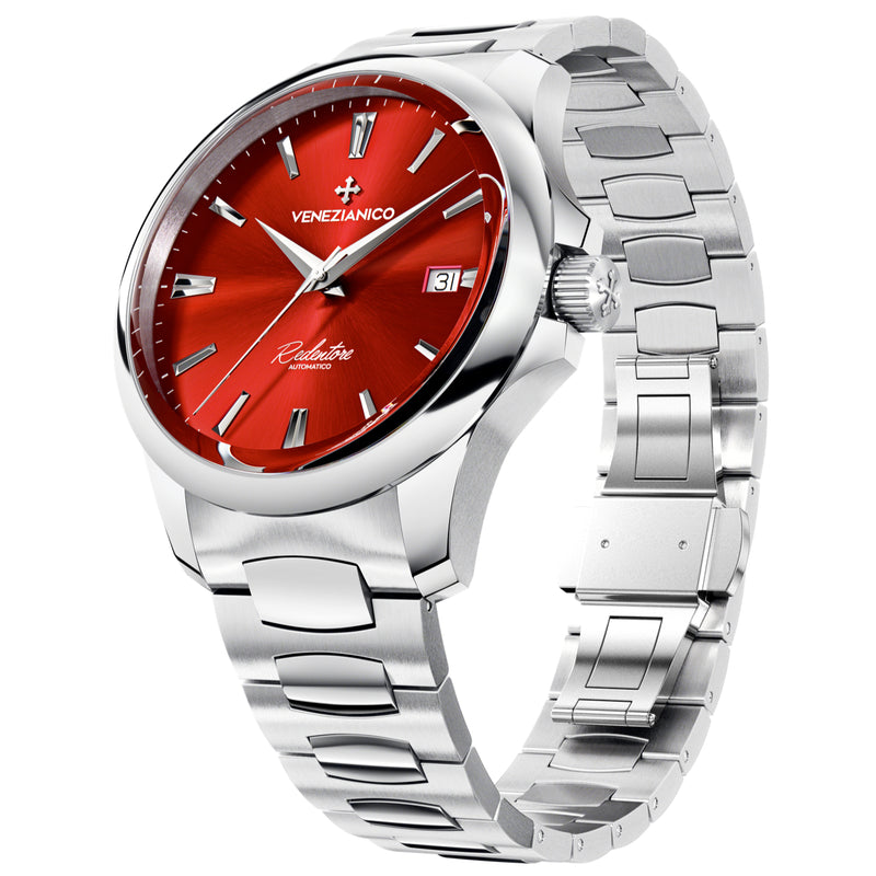 Automatic Watch - Venezianico 1221503C Redentore 40 Men's Red Watch