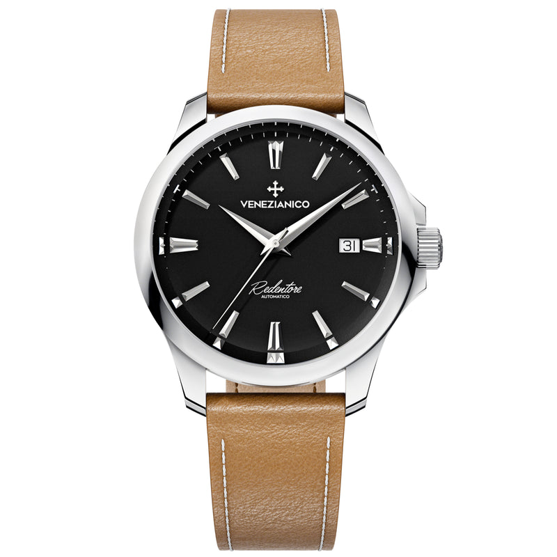 Automatic Watch - Venezianico 1221504 Redentore 40 Men's Black Watch