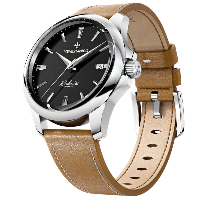 Automatic Watch - Venezianico 1221504 Redentore 40 Men's Black Watch