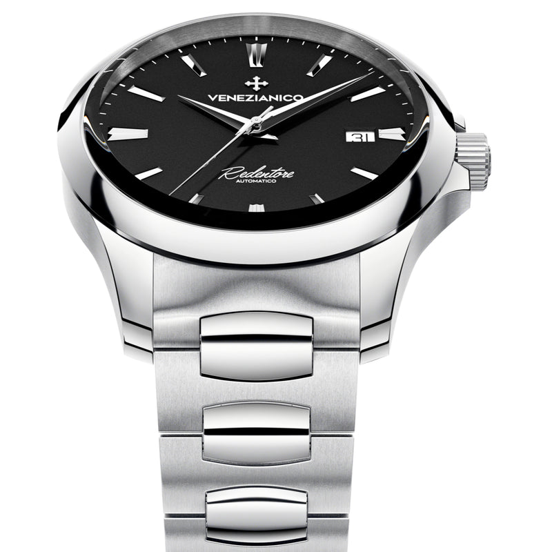 Automatic Watch - Venezianico 1221504C Redentore 40 Men's Black Watch