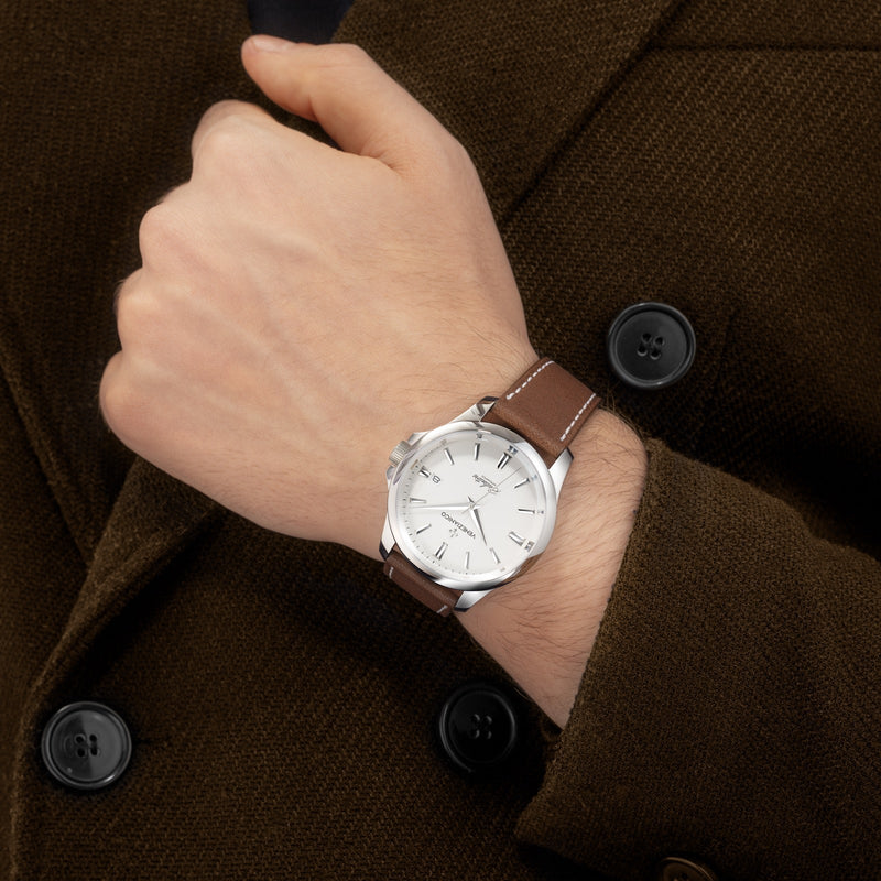 Automatic Watch - Venezianico 1221505 Redentore 40 Men's White Watch
