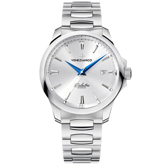 Venezianico 1221507C Redentore 40 Men's Silver Watch