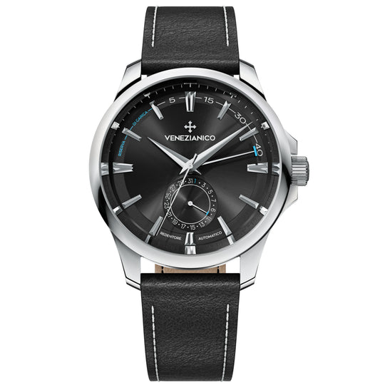 Venezianico 1321504 Redentore Riserva di Carica Men's Black Watch