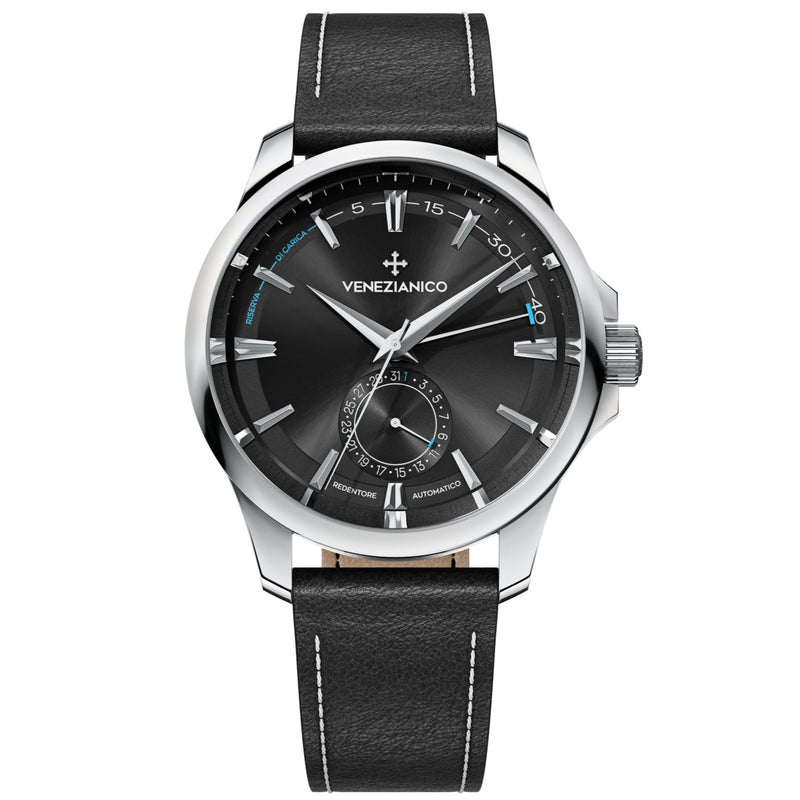 Automatic Watch - Venezianico 1321504 Redentore Riserva Di Carica Men's Black Watch