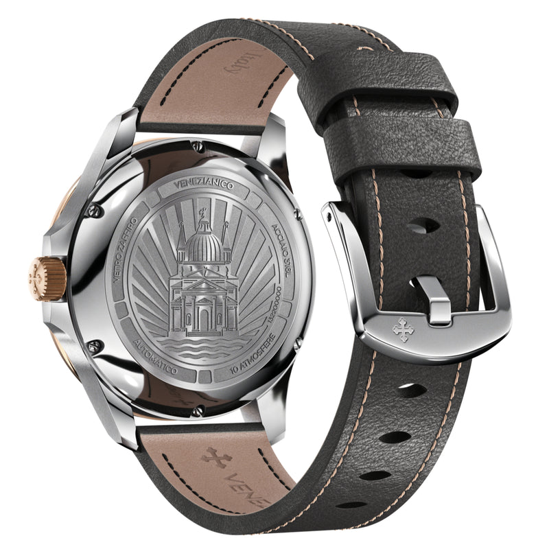 Automatic Watch - Venezianico 1321505 Redentore Riserva Di Carica Men's Grey Watch