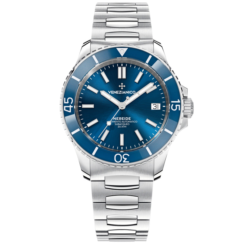 Automatic Watch - Venezianico 3121502C Nereide 39 Men's Blue Watch
