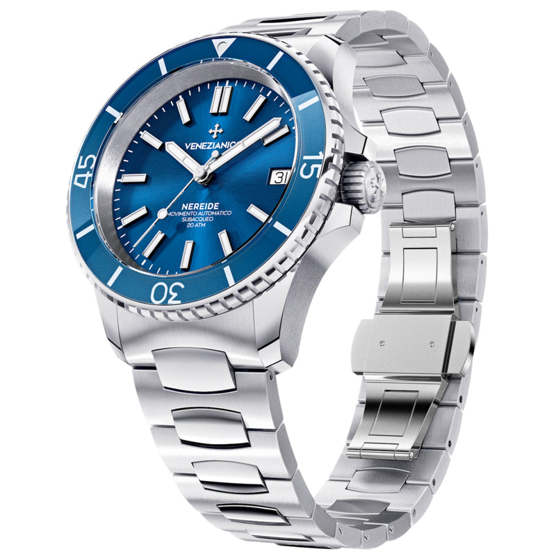 Automatic Watch - Venezianico 3121502C Nereide 39 Men's Blue Watch